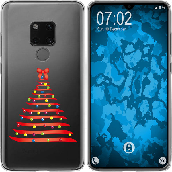 Mate 20 Silikon-Hülle X Mas Weihnachten Weihnachtsbaum M1 Ca