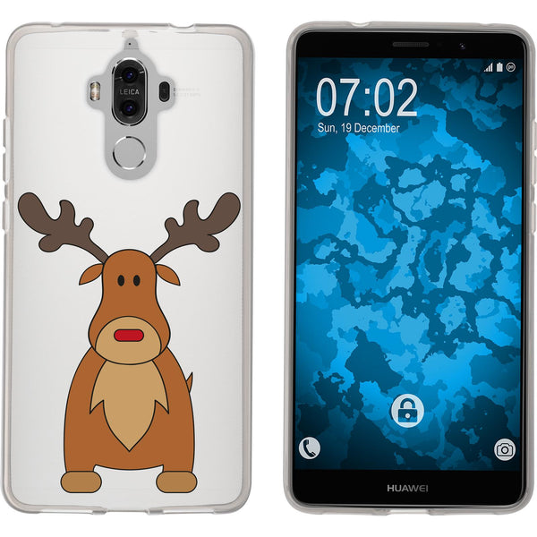 Mate 9 Silikon-Hülle X Mas Weihnachten Rentier M3 Case