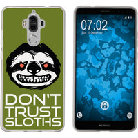 Mate 9 Silikon-Hülle Crazy Animals Faultier M3 Case