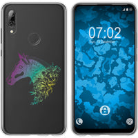 P Smart Z Silikon-Hülle Floral Pferd M5-4 Case