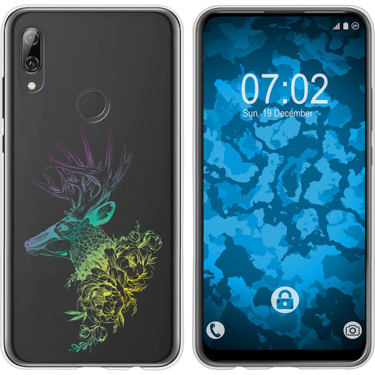 P Smart Z Silikon-Hülle Floral Hirsch M7-4 Case