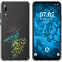 P Smart Z Silikon-Hülle Floral Hirsch M7-4 Case