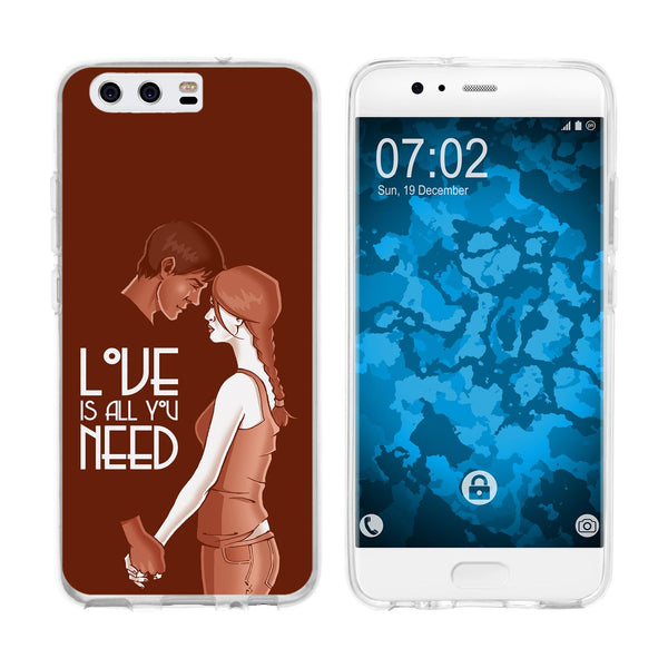 P10 Plus Silikon-Hülle in Love M3 Case