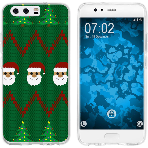 P10 Plus Silikon-Hülle X Mas Weihnachten X-Mas Sweater M7 Ca