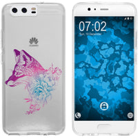 P10 Plus Silikon-Hülle Floral Fuchs M1-6 Case