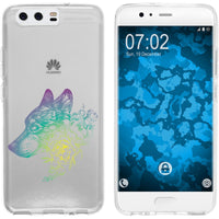 P10 Plus Silikon-Hülle Floral Wolf M3-4 Case