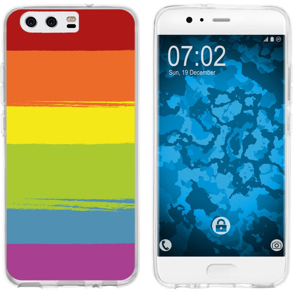 P10 Plus Silikon-Hülle pride Regenbogen M6 Case