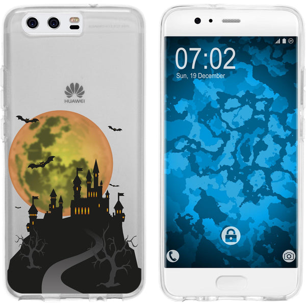 P10 Plus Silikon-Hülle Herbst Spukschloss M4 Case