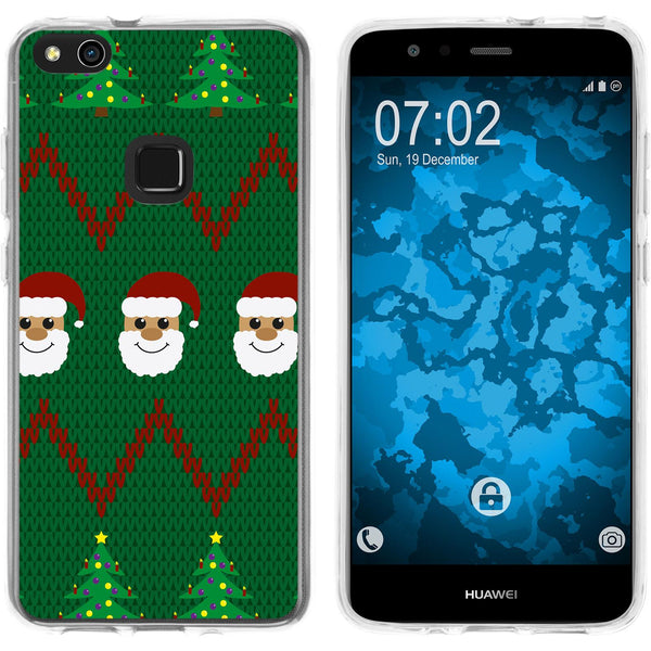 P10 Lite Silikon-Hülle X Mas Weihnachten X-Mas Sweater M7 Ca