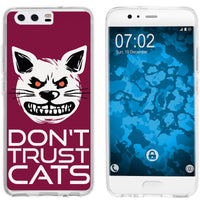 P10 Plus Silikon-Hülle Crazy Animals Katze M1 Case