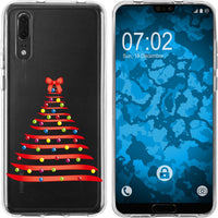 P20 Silikon-Hülle X Mas Weihnachten Weihnachtsbaum M1 Case