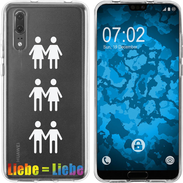 P20 Silikon-Hülle pride Beziehung M1 Case