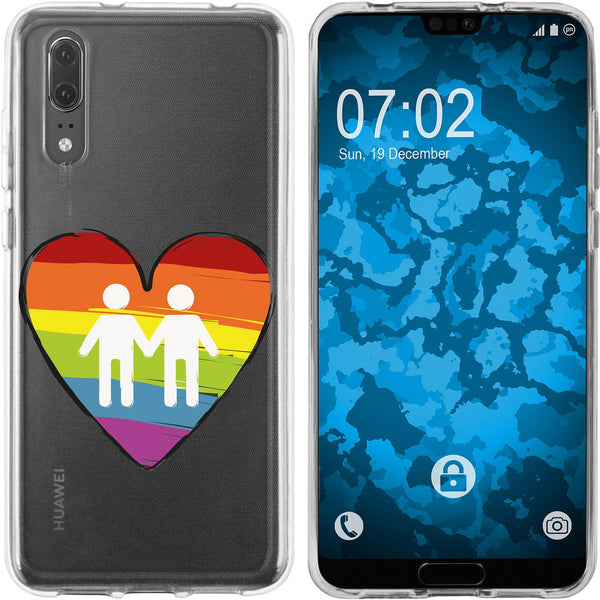 P20 Silikon-Hülle pride Männer M3 Case