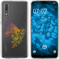 P20 Silikon-Hülle Floral Fuchs M1-3 Case