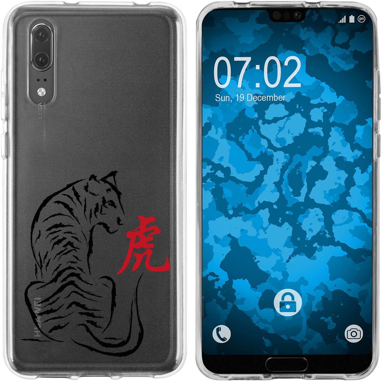 P20 Silikon-Hülle Tierkreis Chinesisch M3 Case