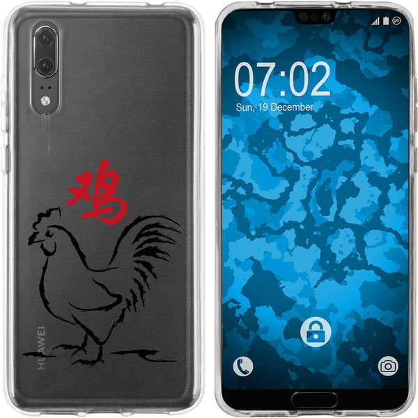 P20 Silikon-Hülle Tierkreis Chinesisch M10 Case