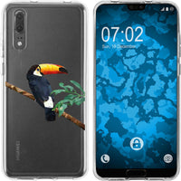 P20 Silikon-Hülle Vektor Tiere Tucan M5 Case