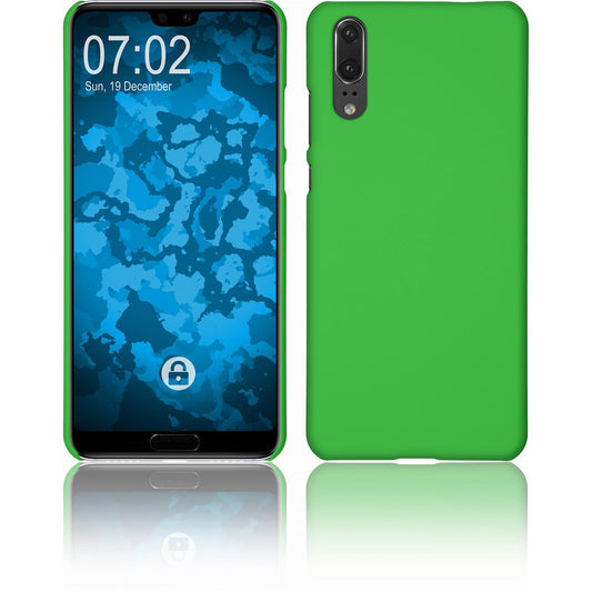 Hardcase für Huawei P20 gummiert grün