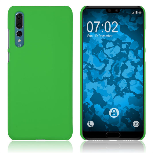Hardcase für Huawei P20 Pro gummiert grün