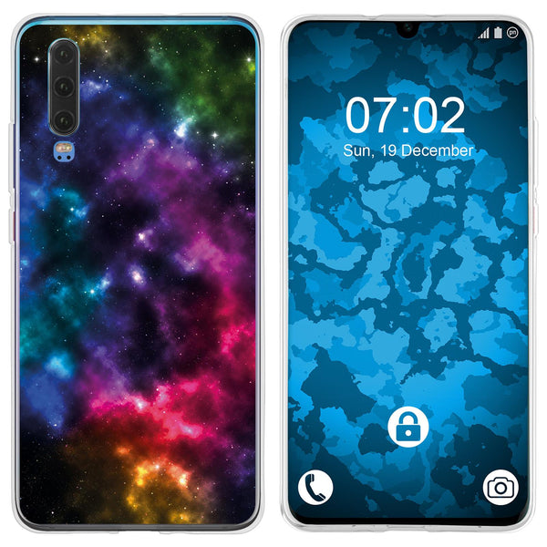 P30 Silikon-Hülle Space Nebula M8 Case