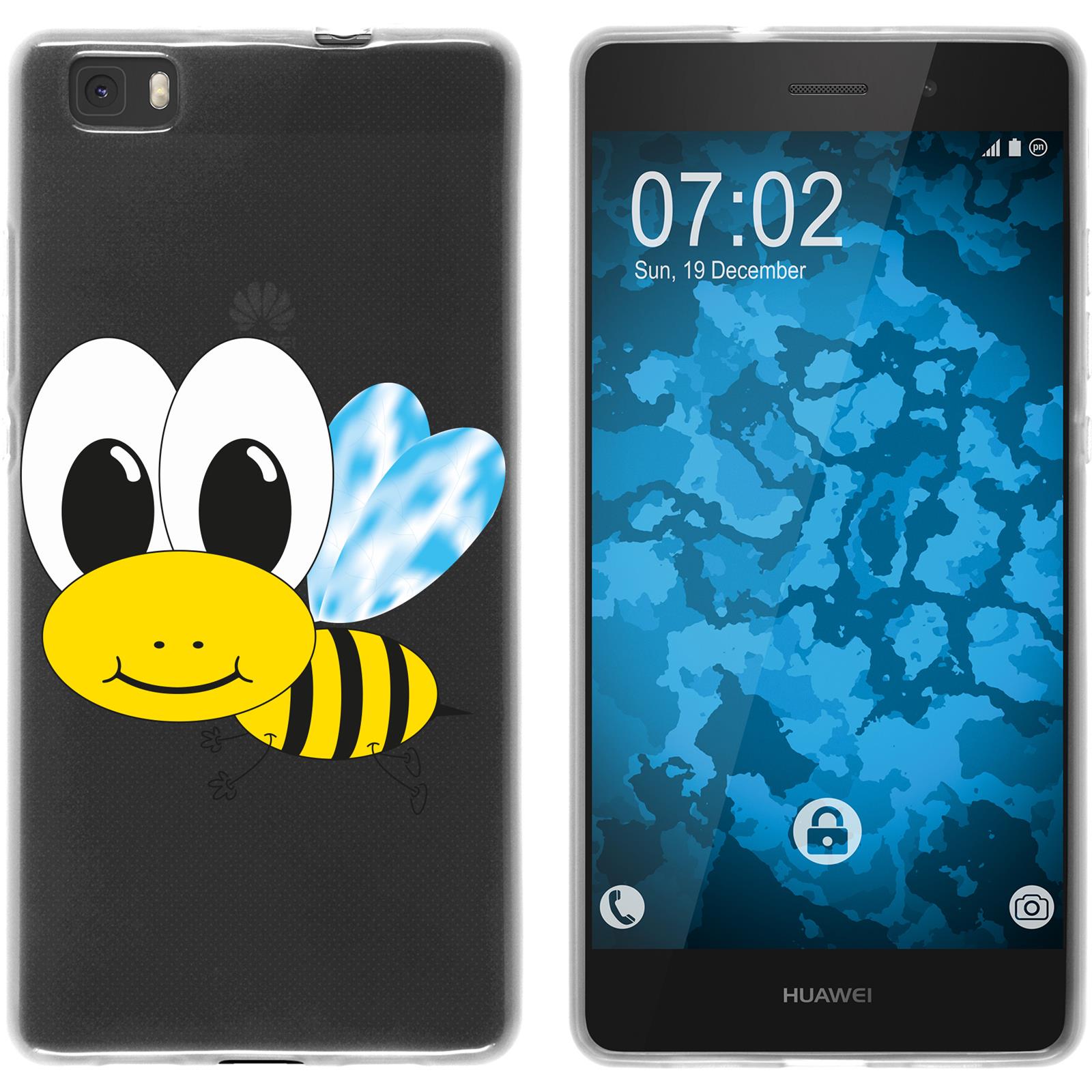 P8 Lite 2015 (1.Gen.) Silikon-Hülle Cutiemals M1 Case
