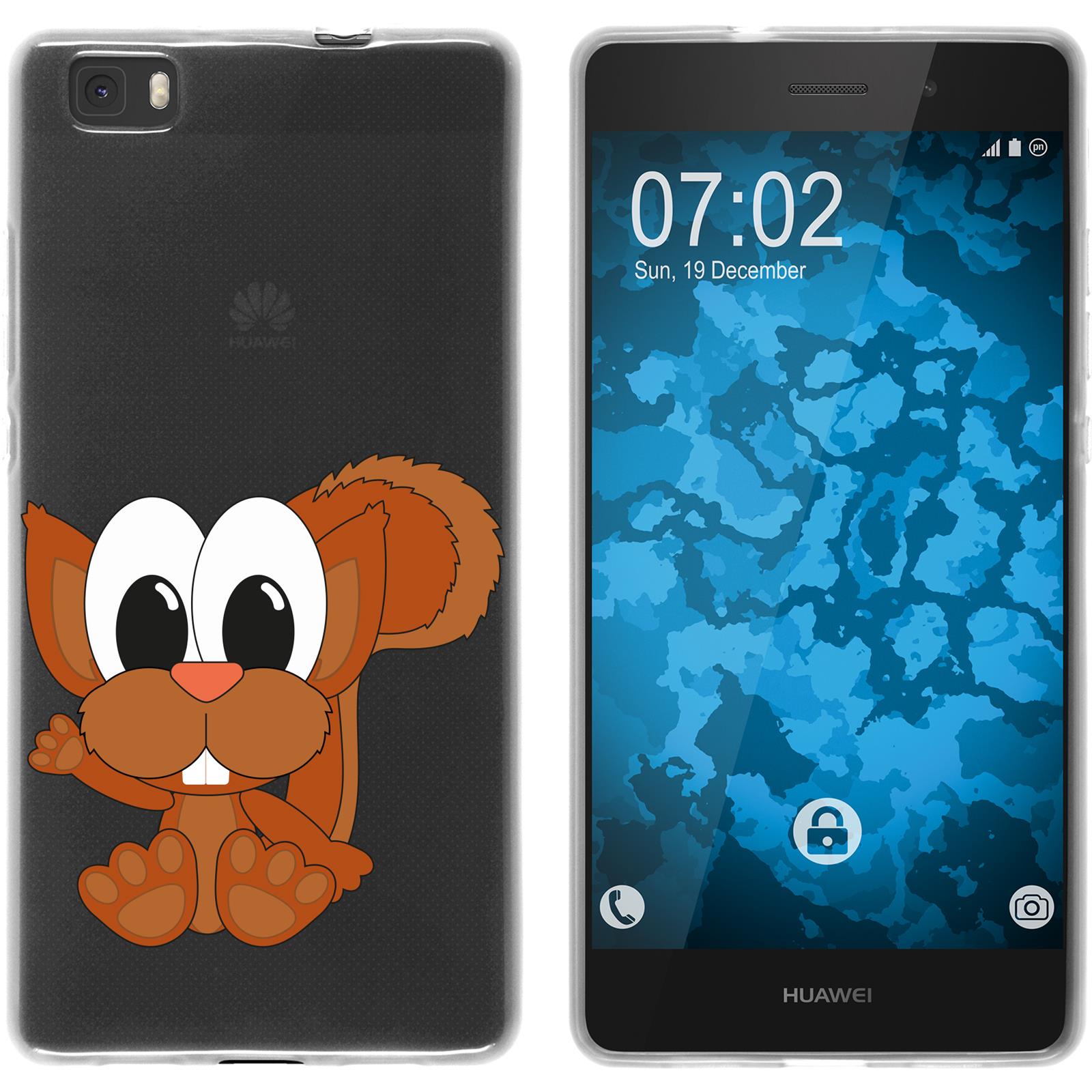P8 Lite 2015 (1.Gen.) Silikon-Hülle Cutiemals M8 Case