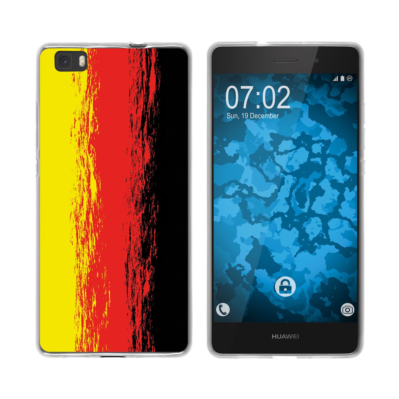 P8 Lite 2015 (1.Gen.) Silikon-Hülle WM Deutschland M6 Case