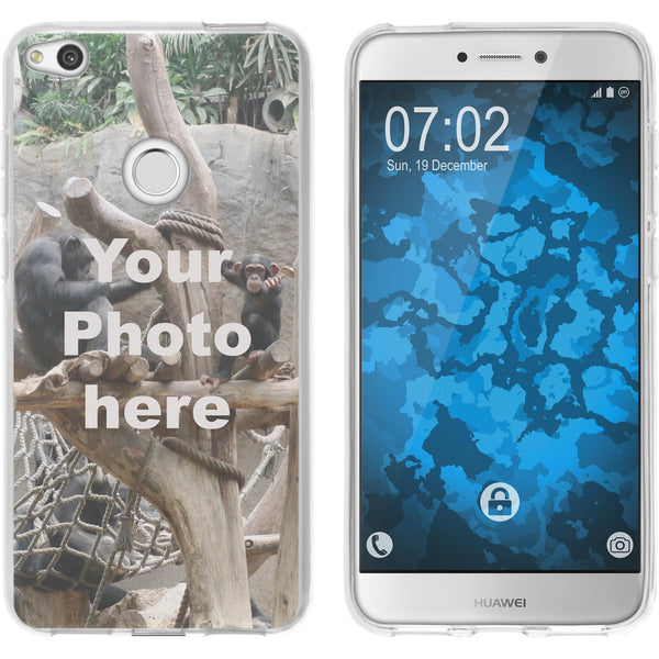 P8 Lite 2017 Personalisierte Handyhülle  clear zum selbst g