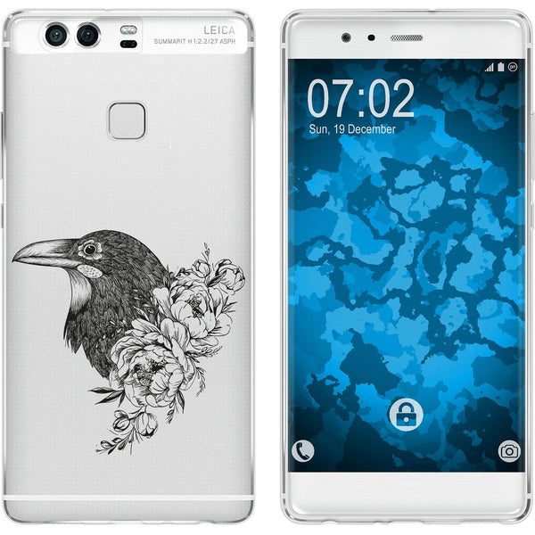 P9 Silikon-Hülle Floral Rabe M4-1 Case