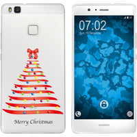 P9 Lite Silikon-Hülle X Mas Weihnachten Weihnachtsbaum M1 Ca