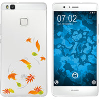 P9 Lite Silikon-Hülle Herbst Blätter/Leaves M1 Case