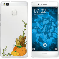 P9 Lite Silikon-Hülle Herbst Erntedankfest/Thanksgiving M5 C