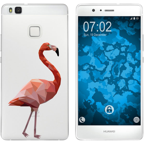 P9 Lite Silikon-Hülle Vektor Tiere Flamingo M2 Case