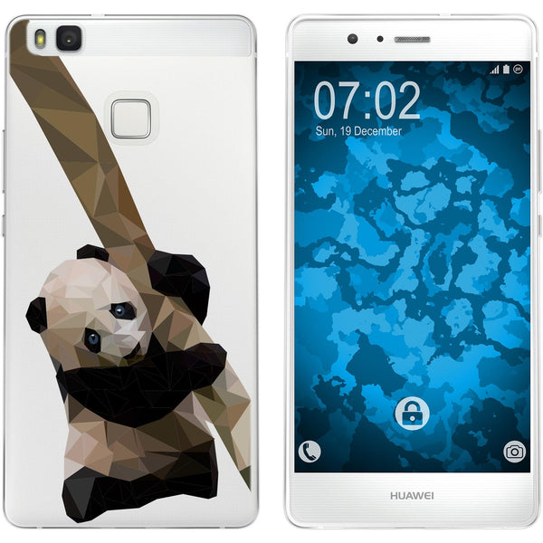 P9 Lite Silikon-Hülle Vektor Tiere Panda M4 Case