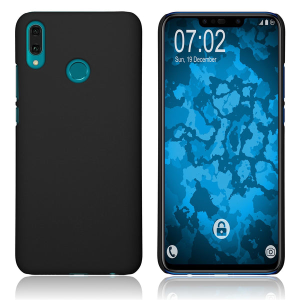 Hardcase für Huawei Y9 (2019) gummiert schwarz