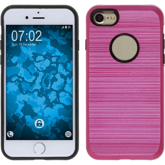 Hybridhülle für Apple iPhone 7 / 8 / SE 2020 brushed Case pi
