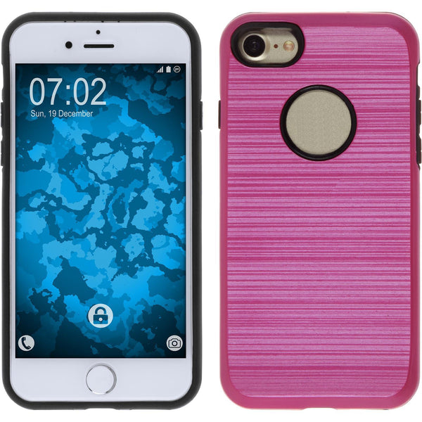 Hybridhülle für Apple iPhone 7 / 8 / SE 2020 brushed Case pi