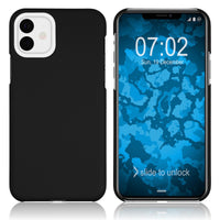 Hardcase für Apple iPhone 11 gummiert schwarz