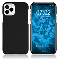 Hardcase für Apple iPhone 11 Pro Max gummiert schwarz