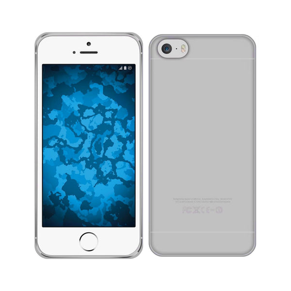 PhoneNatic Case kompatibel mit Apple iPhone 6s / 6 - Crystal Clear Silikon Hülle transparent + 2 Schutzfolien