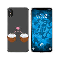 iPhone Xs Max Silikon-Hülle Sommer Coconuts M3 Case