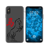 iPhone Xs Max Silikon-Hülle Tierkreis Chinesisch M7 Case