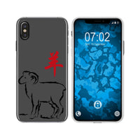 iPhone Xs Max Silikon-Hülle Tierkreis Chinesisch M8 Case