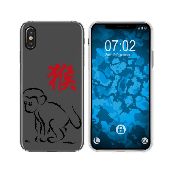 iPhone Xs Max Silikon-Hülle Tierkreis Chinesisch M9 Case