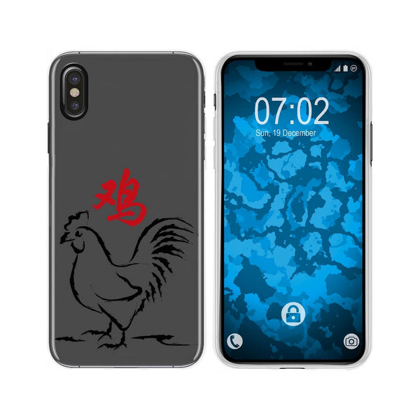 iPhone Xs Max Silikon-Hülle Tierkreis Chinesisch M10 Case