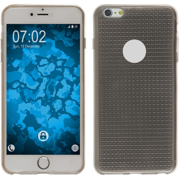 PhoneNatic Case kompatibel mit Apple iPhone 6s / 6 - grau Silikon Hülle Iced + 2 Schutzfolien