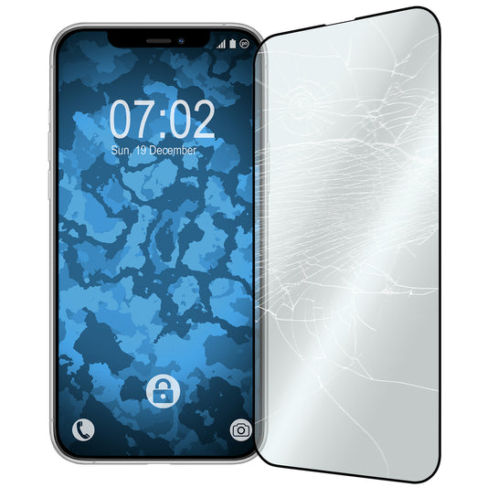 1x Glas-Folie klar full-screen curved für Apple iPhone 13 / 13 Pro - Panzerglas für iPhone 13 / 13 Pro