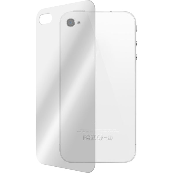 2 x Apple iPhone 4S Glas-Displayschutzfolie Rückseite klar