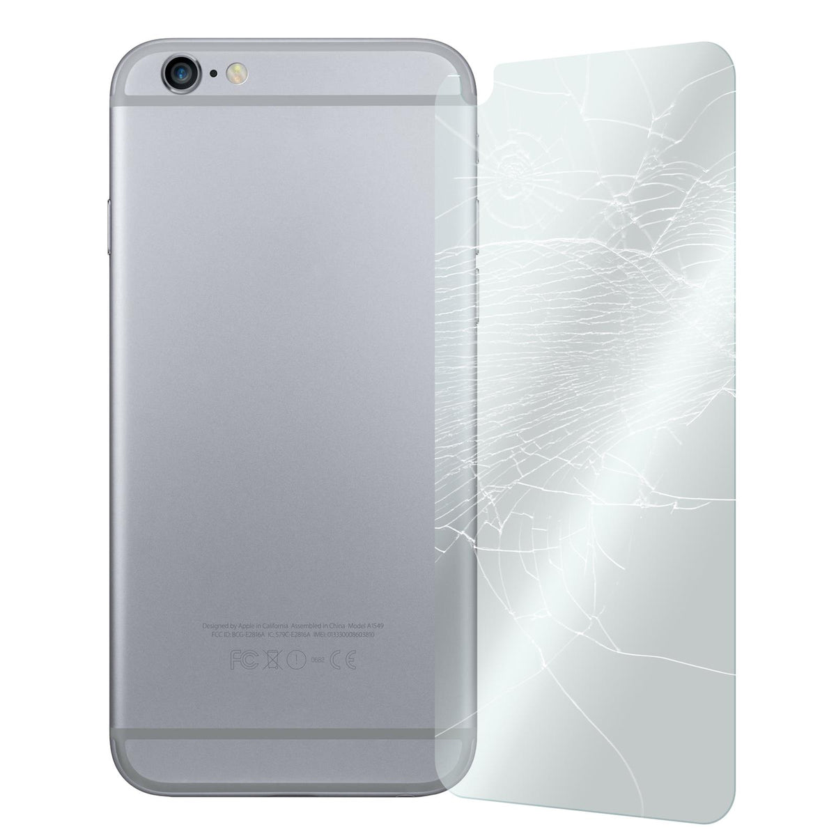 2 x Apple iPhone 6 Plus / 6s Plus Glas-Displayschutzfolie Rü