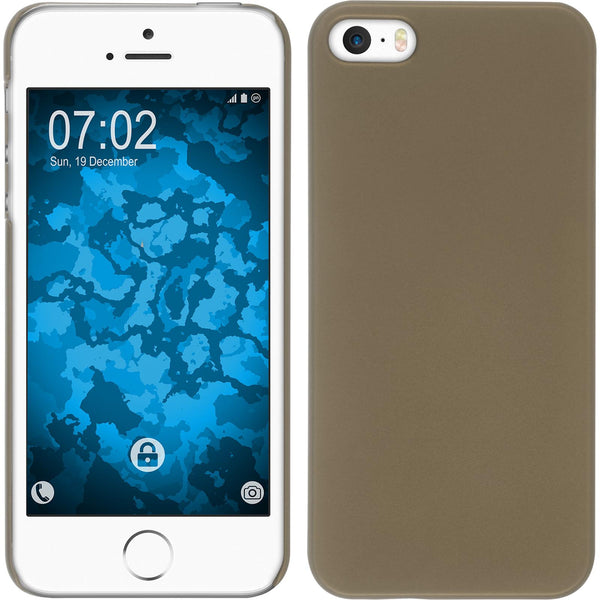 Hardcase für Apple iPhone 5 / 5s / SE gummiert gold